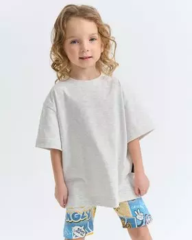 Футболка оверсайз "Серый меланж"