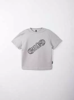 Футболка оверсайз "ТУМАН" с принтом подростковая