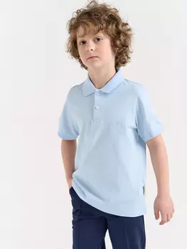 Футболка поло "Голубая" 7+