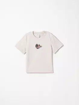 Футболка "Серая дымка" с принтом