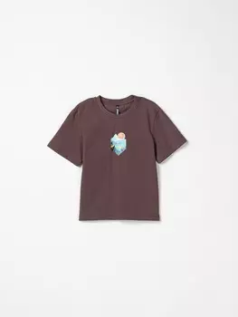 Футболка "Шоколад" с принтом