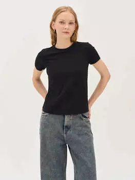 Футболка Slim Fit "Уголь" женская