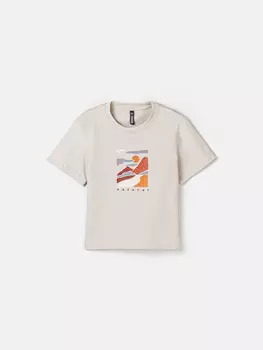 Футболка "Туман" с принтом