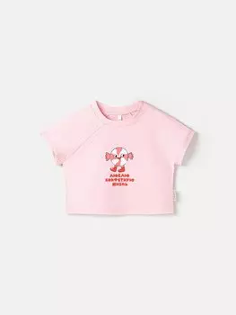 Футболка укороченная "Конфетная жизнь" 7+