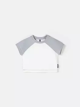 Футболка укороченная "Тофу/Пепел" 7+