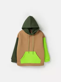 Худи Колор блок "Песок" утепленное 7+
