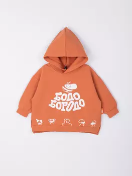 Худи оверсайз облегченное Бодо Бородо "Паприка"