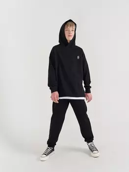 Худи оверсайз облегченное "УГОЛЬ" подростковое