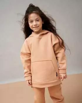 Худи с капюшоном "Ириска" утепленное