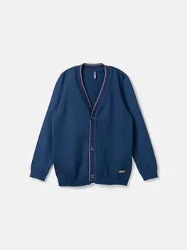 Кардиган вязаный "Синий" 7+