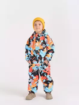 Комбинезон демисезонный "Позитивный камуфляж"