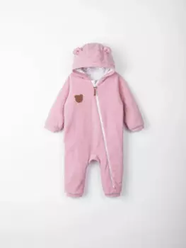 Комбинезон флисовый "Роза" 0+
