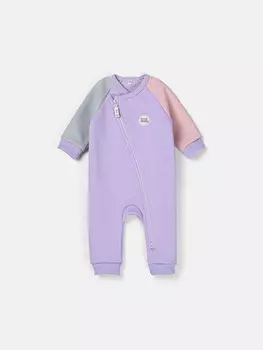 Комбинезон-косуха Колор блок "Лаванда" утепленный 0+