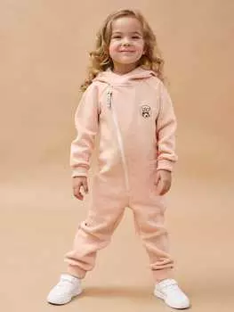 Комбинезон косуха с капюшоном "Абрикосовое парфе" утепленный