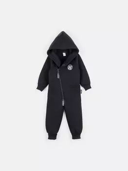 Комбинезон-косуха с капюшоном "Уголь" утепленный