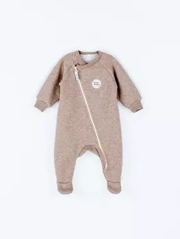 Комбинезон-косуха с закрытой ножкой "Халва" утепленный 0+