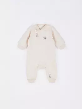 Комбинезон косуха "Ванильный пудинг" утепленный 0+