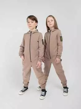 Комбинезон с карманами "Кокос" 7+