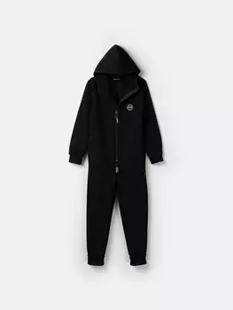 Комбинезон с карманами "Уголь" утепленный 7+