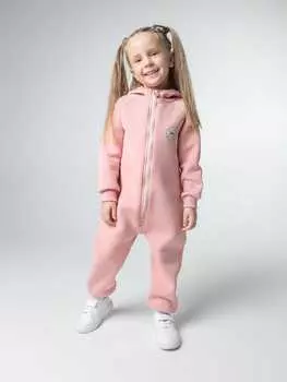 Комбинезон с клапаном "Персик" утепленный