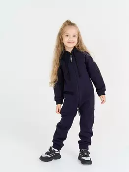 Комбинезон с накладным карманом "Ежевика" утепленный