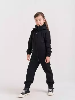 Комбинезон-трансформер с клапаном "Уголь" утепленный 7+