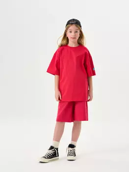Комплект футболка и шорты "Фуксия" 7+