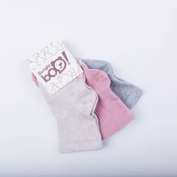 Комплект носков "Пудра/Нюд/Пепел"