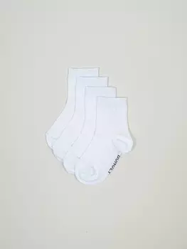 Комплект летних носков с перфорацией "Белые" 2 шт