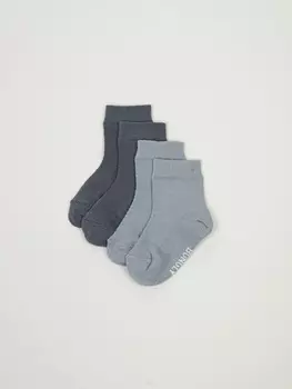 Комплект летних носков с перфорацией "Графит/Пепел" 2 шт