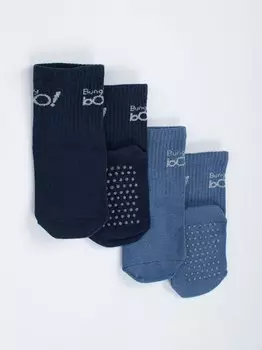 Комплект носков со стопперами "Гроза/Деним"