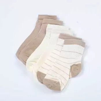 Комплект носков "Тофу/Беж"