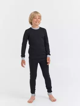 Комплект термобелья "Черный меланж" для мальчиков 7+