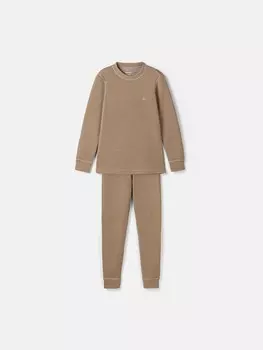 Комплект термобелья "Какао меланж" с шерстью 7+