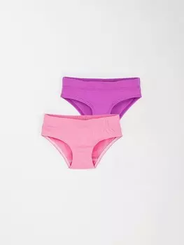 Комплект трусов для девочек "Пион/Фиалка" 2шт