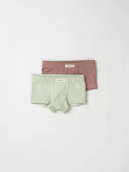 Комплект трусов для мальчиков "Кофе/Шалфей" 2шт