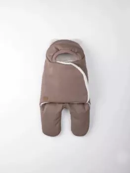 Конверт-звездочка "Кокос" с прорезями для ремней безопасности 0+