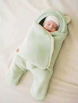 Конверт-звездочка "Шалфей" с прорезями для ремней безопасности 0+