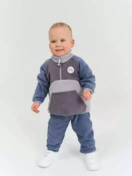 Костюм флисовый Колор блок "Гроза" 0+