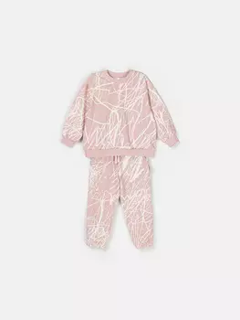 Костюм облегченный "Абстракция Дымчатая роза"