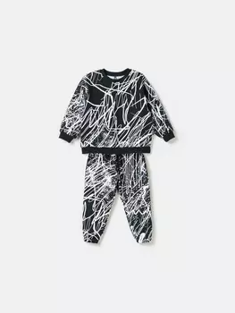 Костюм облегченный "Абстракция Уголь"