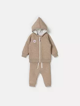 Костюм с толстовкой "Халва" утепленный 0+