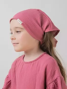 Косынка муслиновая "Брусника"