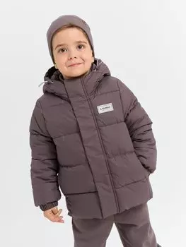 Куртка демисезонная дутая "Темный шоколад"