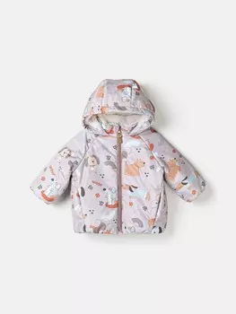 Куртка демисезонная "Мой щенок/Беж" 0+