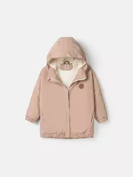 Куртка оверсайз на меху "Латте"