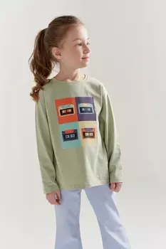 Лонгслив базовый "Шалфей"