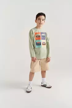 Лонгслив оверсайз "Шалфей" 7+