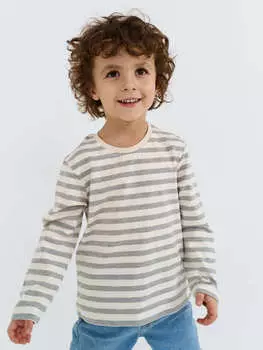 Лонгслив "Полоска Пепел"