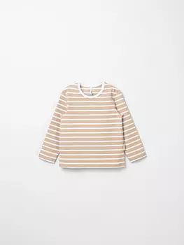 Лонгслив "Полоска Песок"